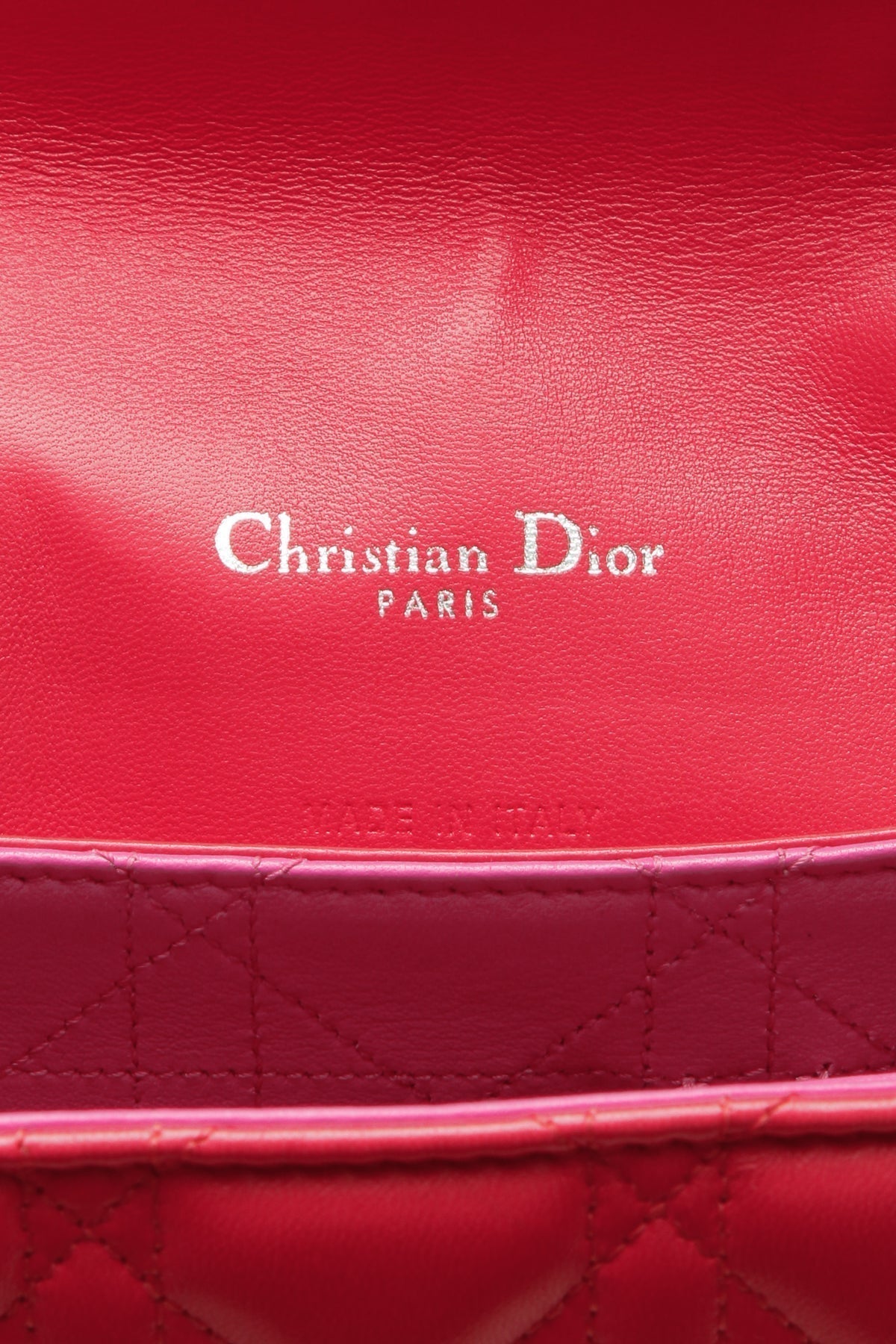 Cannage Miss Dior Large Flap Bag - Dark Pink