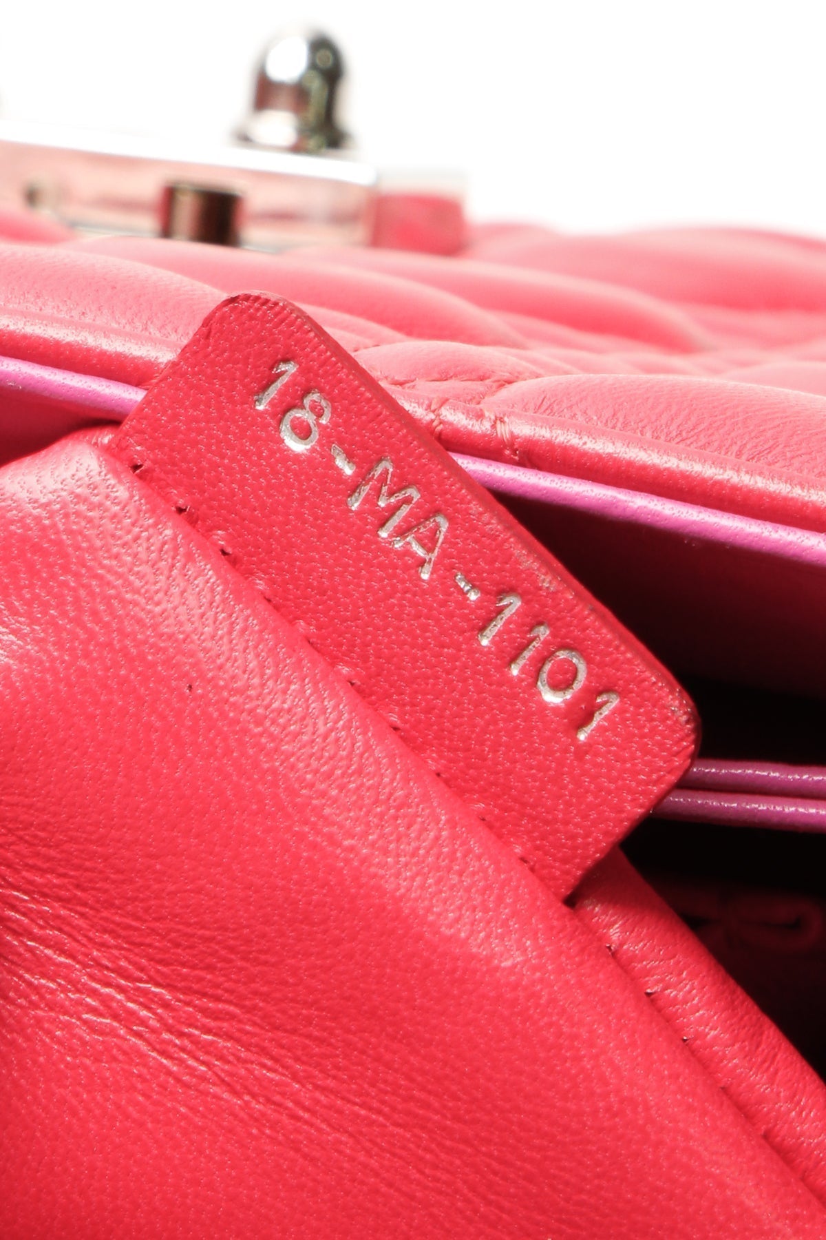 Cannage Miss Dior Large Flap Bag - Dark Pink