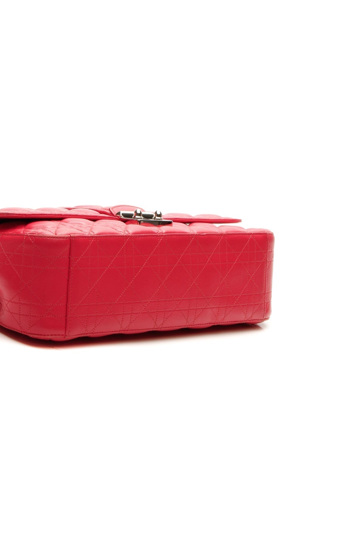 Cannage Miss Dior Large Flap Bag - Dark Pink