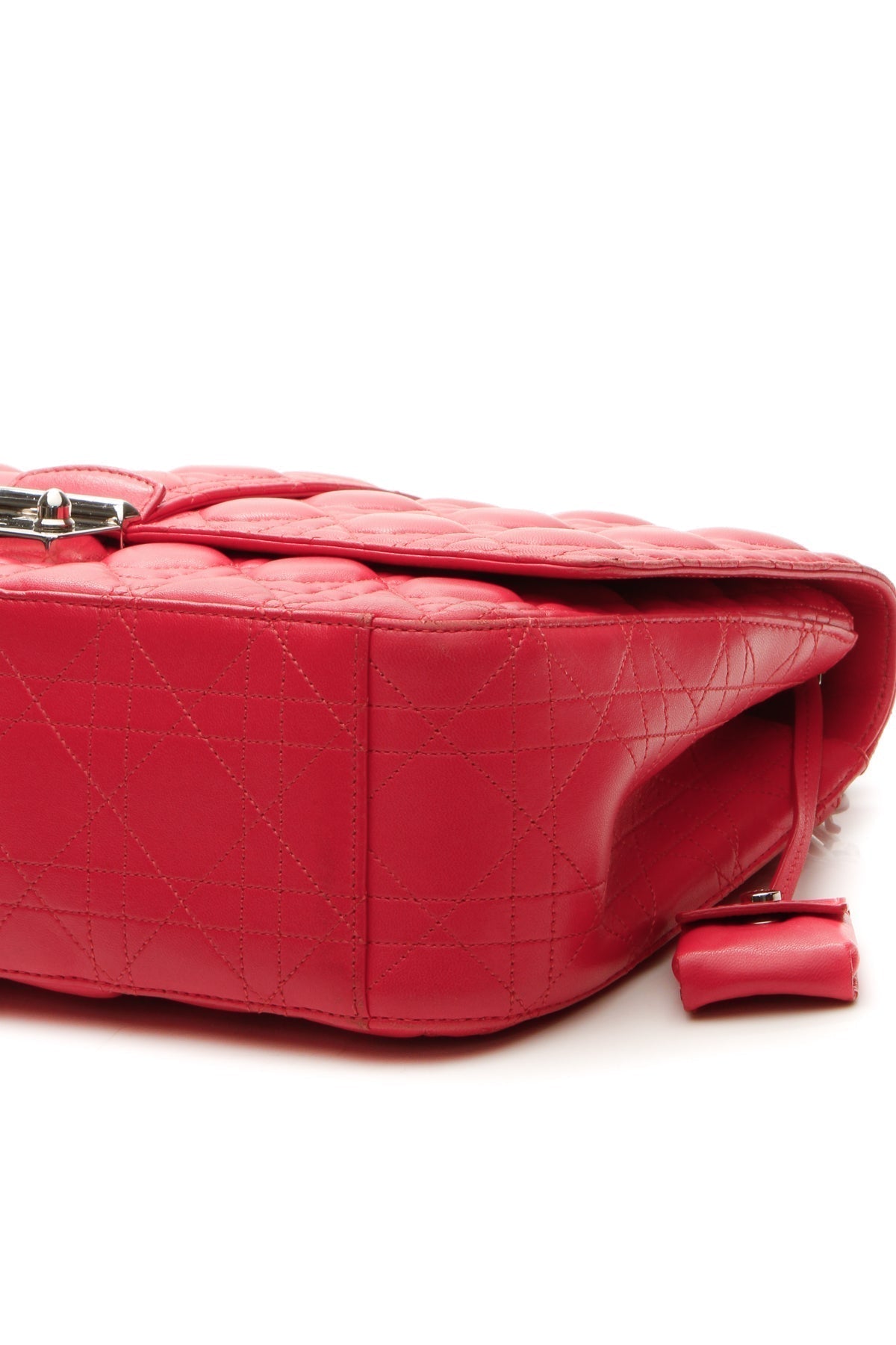 Cannage Miss Dior Large Flap Bag - Dark Pink