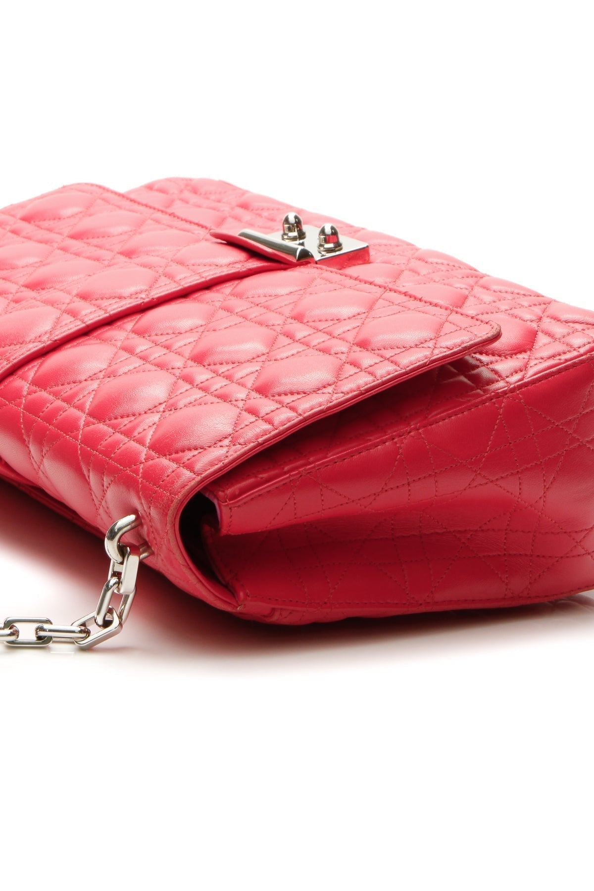 Cannage Miss Dior Large Flap Bag - Dark Pink