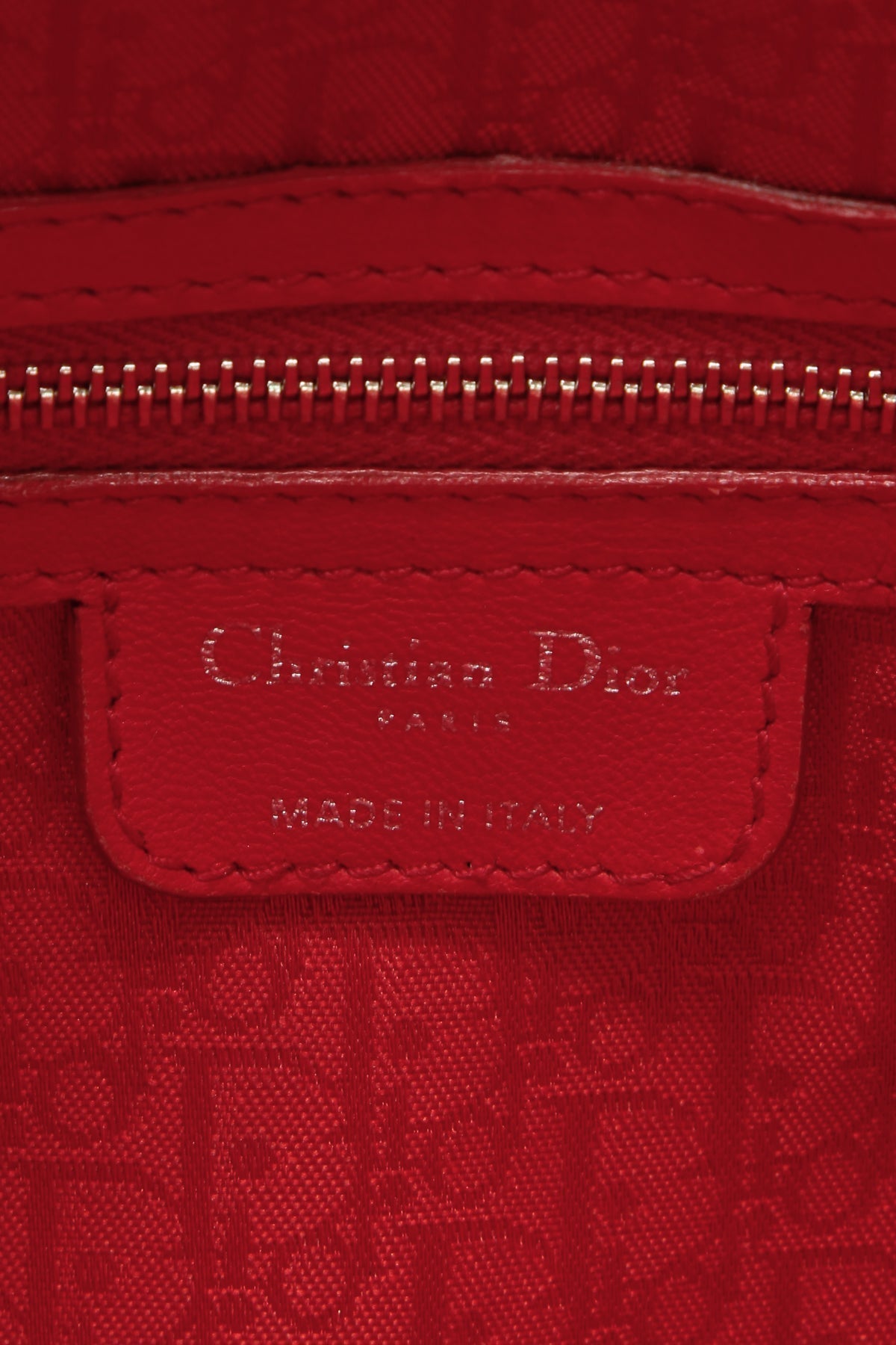 Cannage XL Lady Dior Bag - Red