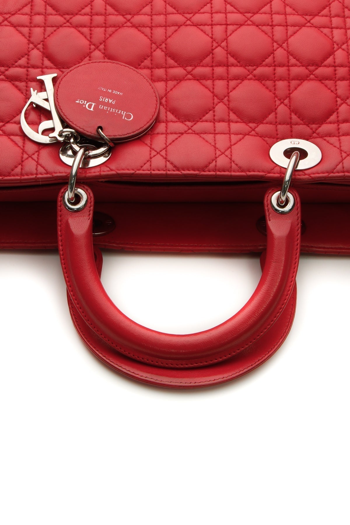 Cannage XL Lady Dior Bag - Red