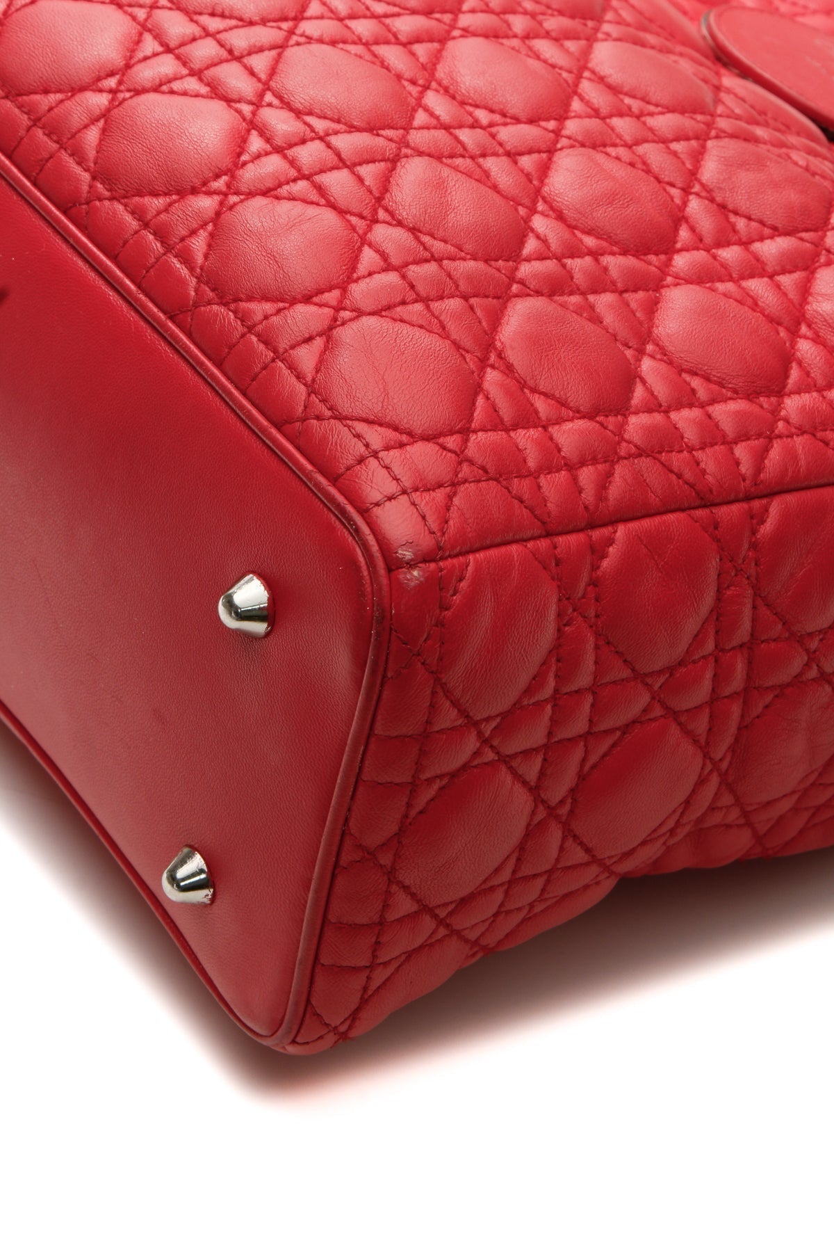 Cannage XL Lady Dior Bag - Red