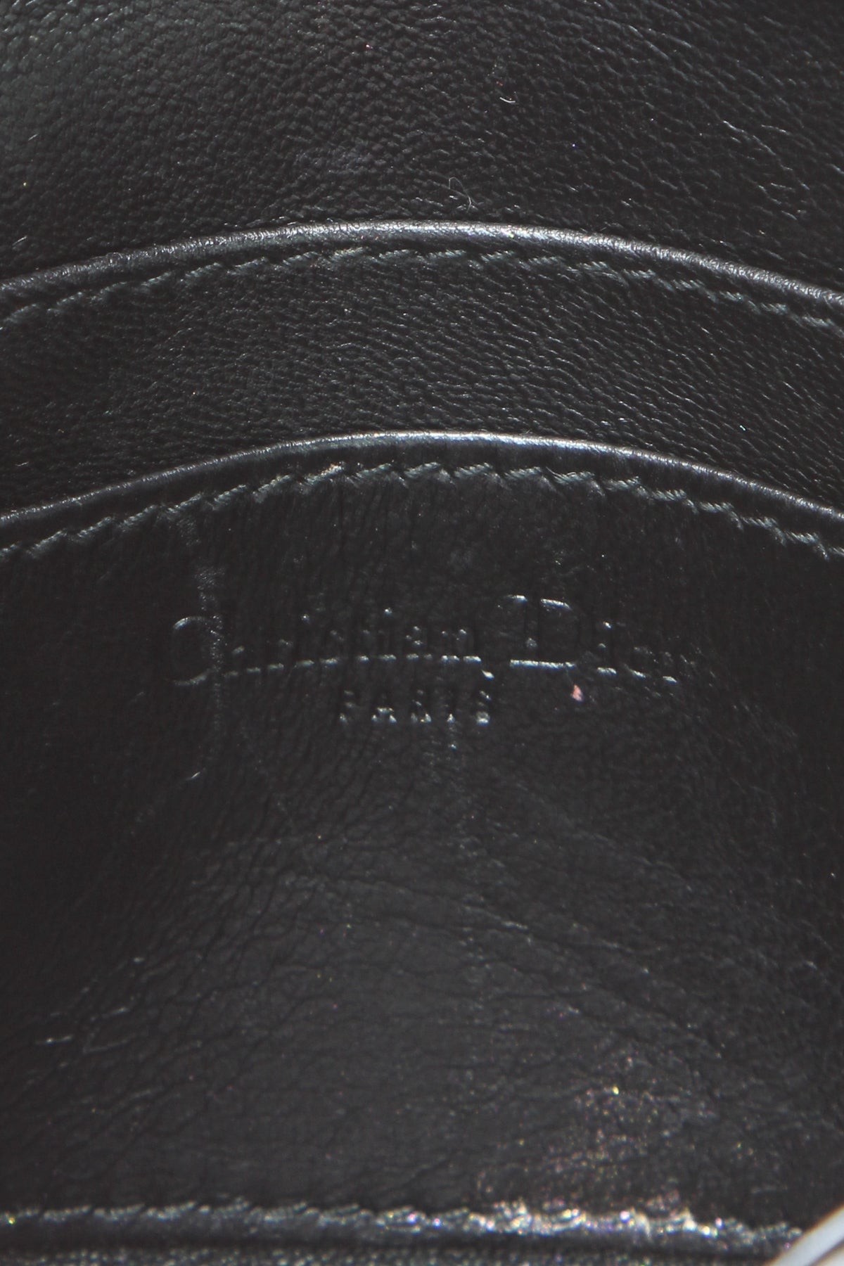 Cannage Mini Flap Chain Bag - Black
