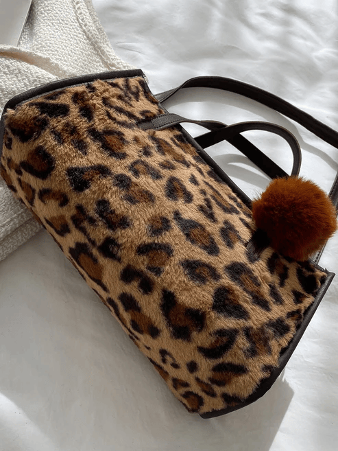 Classic Brown Structured Top-Handle Bag