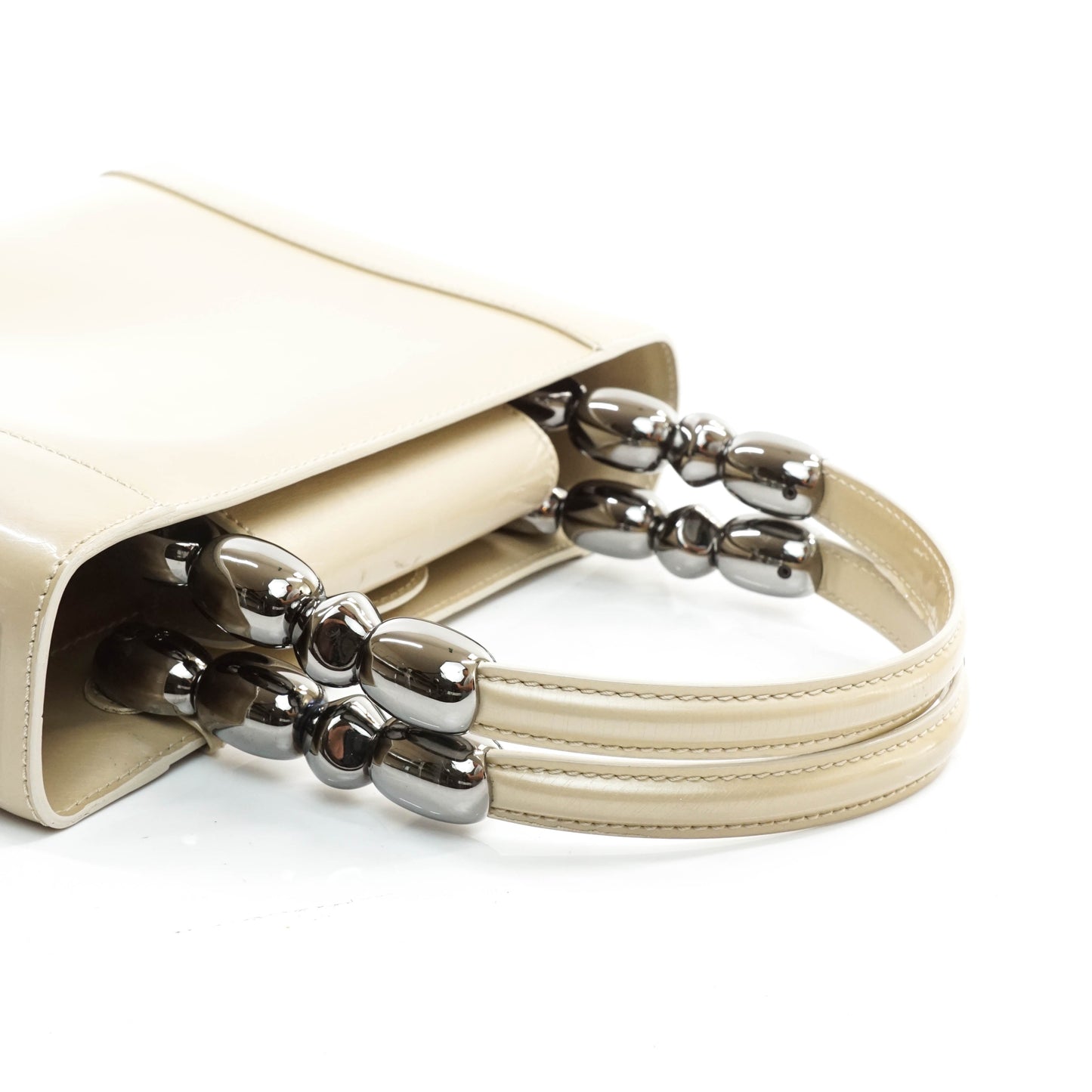 Christian Dior Hand Bag Enamel