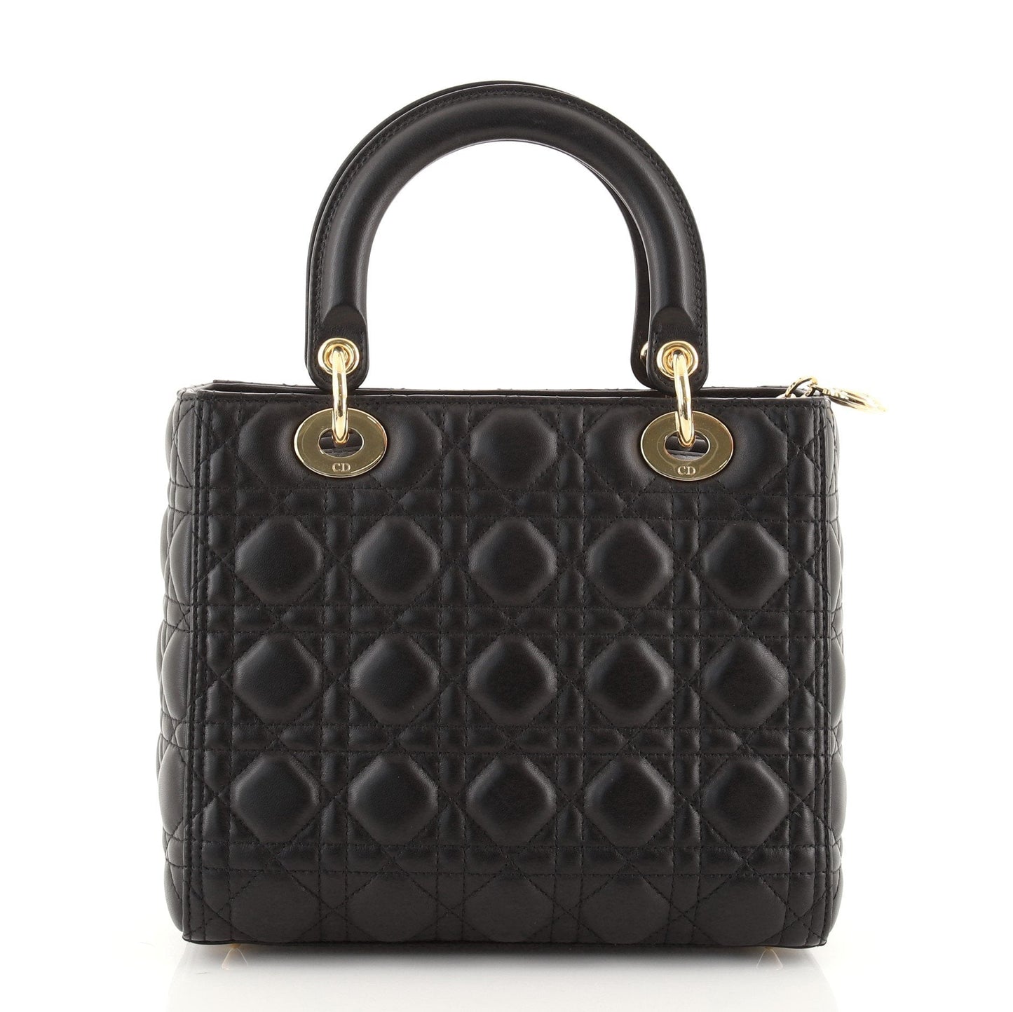 Lady Dior Bag Cannage Quilt Lambskin Medium