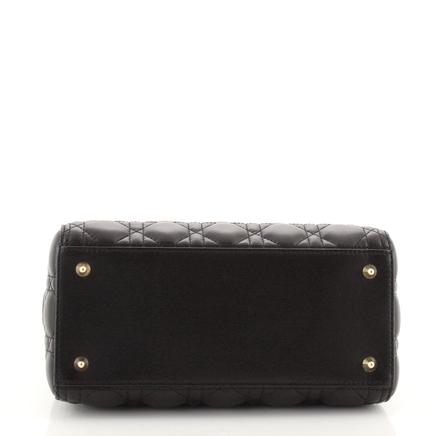 Lady Dior Bag Cannage Quilt Lambskin Medium