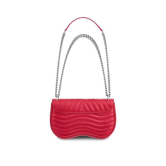 Louis Vuitton NEW WAVE CHAIN BAG MM Scarlet-red Ecarlate