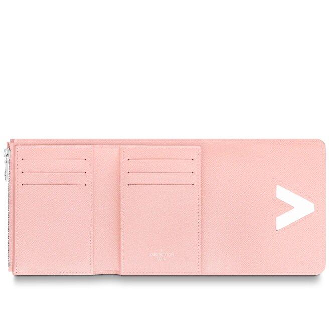 Louis Vuitton TWIST COMPACT WALLET Rose Ballerine Pink