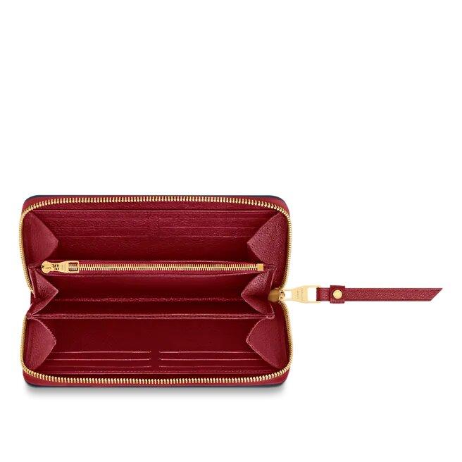 Louis Vuitton ZIPPY WALLET Cherry Berry Burgundy