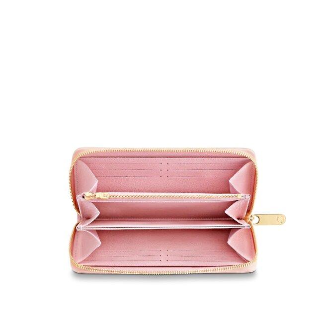 Louis Vuitton ZIPPY WALLET Rose Ballerine Pink