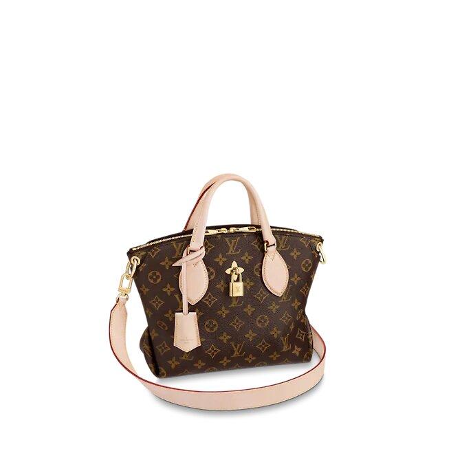 Louis Vuitton FLOWER ZIPPED TOTE PM Beige