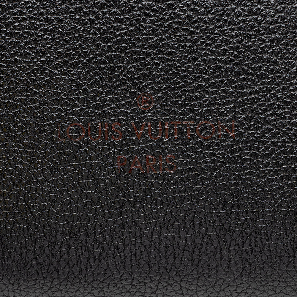 Louis Vuitton Calfskin Monogram Canvas On My Side MM Satchel (SHF-17802)