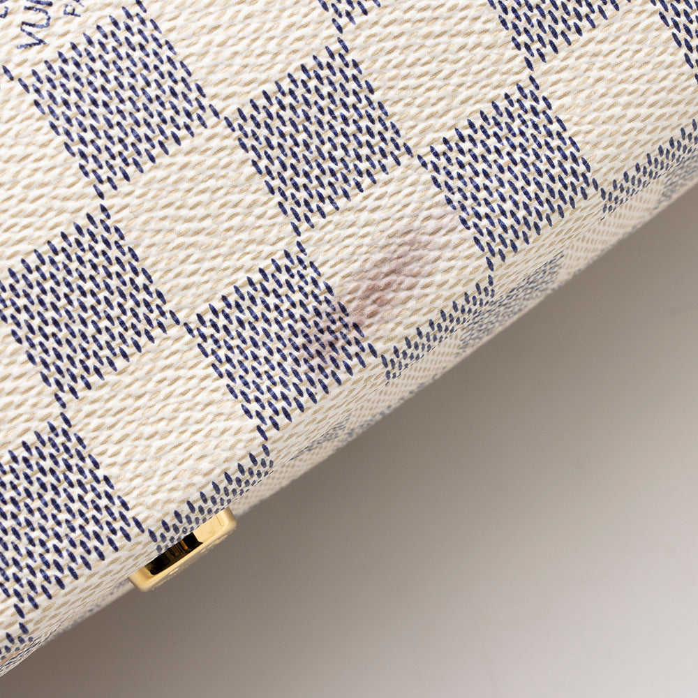 Louis Vuitton Damier Azur Figheri PM Tote (SHF-17861)