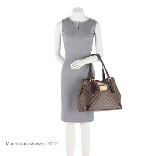 Louis Vuitton Damier Ebene Hampstead MM Tote (SHF-16598)