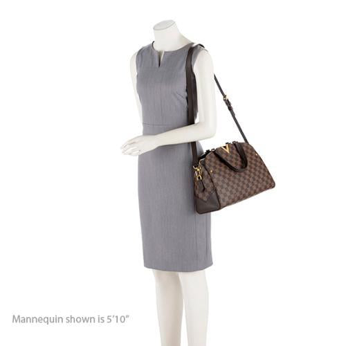 Louis Vuitton Damier Ebene Kensington Bowling Satchel (SHF-17976)