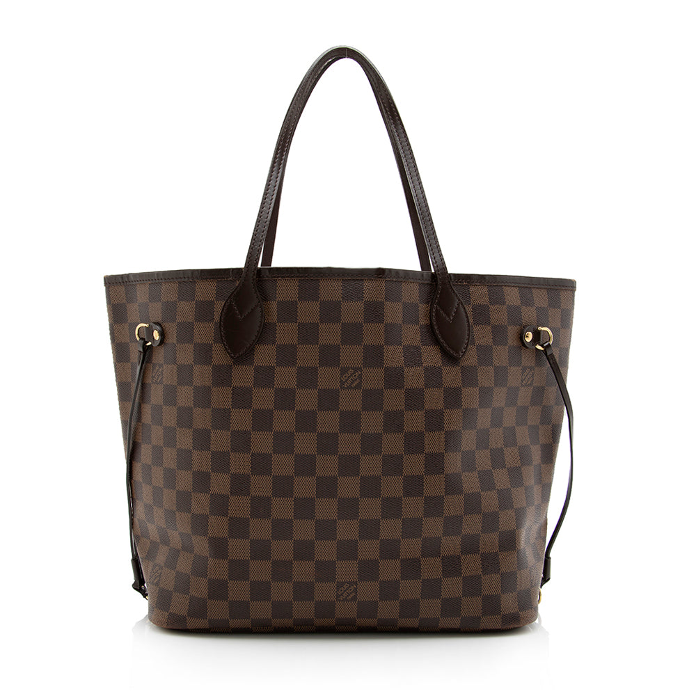 Louis Vuitton Damier Ebene Neverfull MM Tote (SHF-17773)