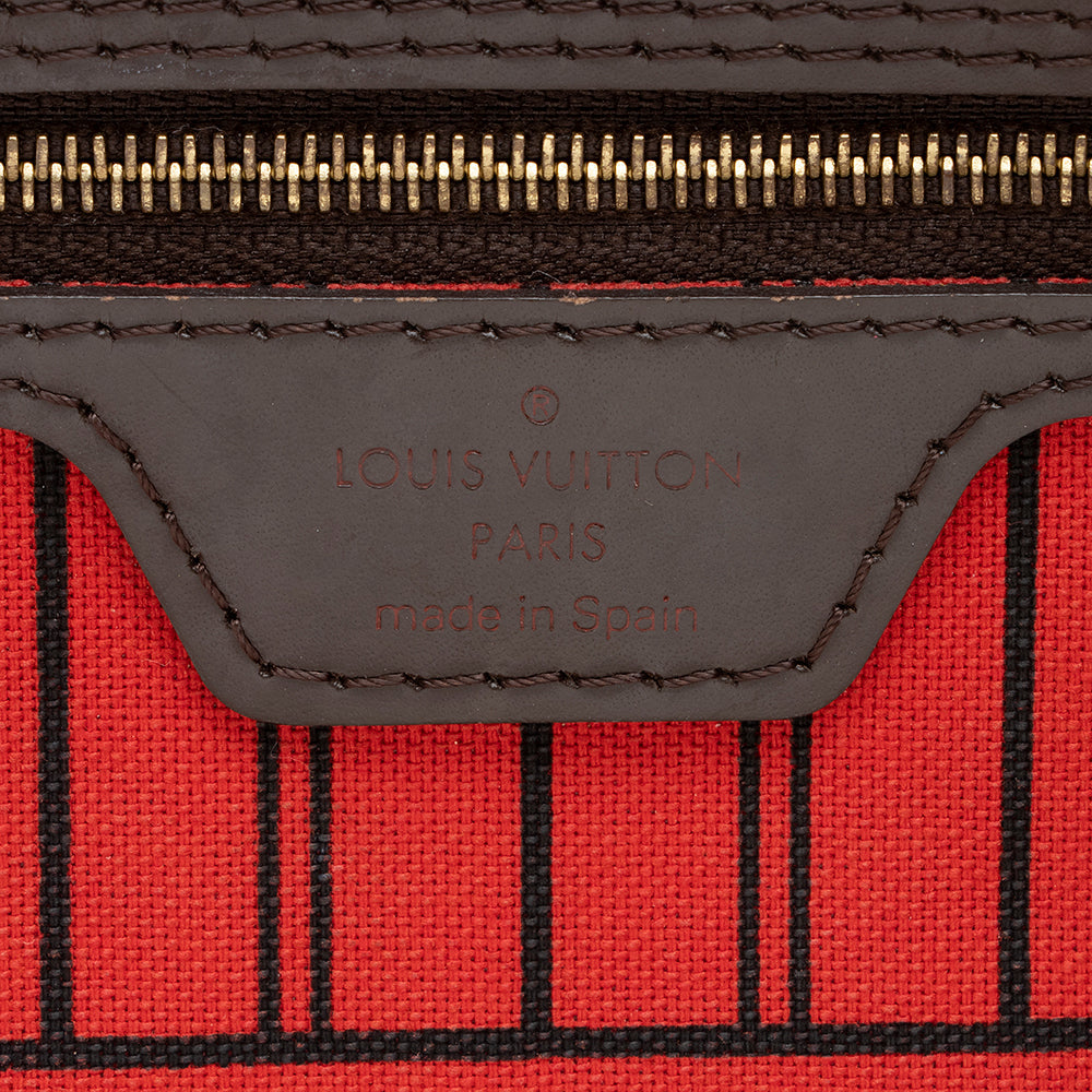 Louis Vuitton Damier Ebene Neverfull MM Tote (SHF-17774)