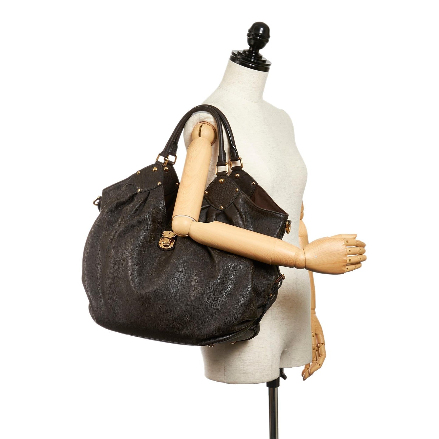 Louis Vuitton Mahina L Hobo (SHG-27108)