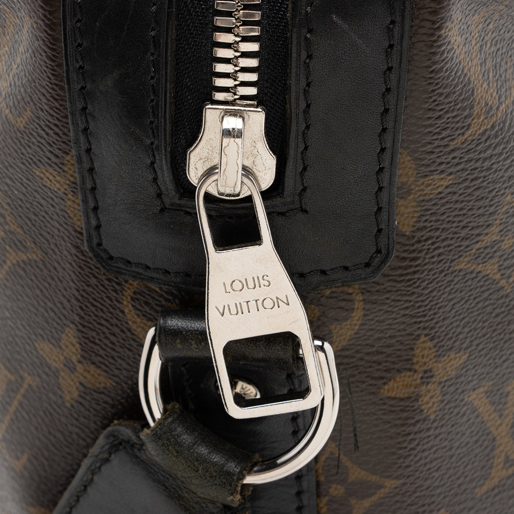 Louis Vuitton Monogram Canvas Macassar Torres Messenger Bag (SHF-16575)