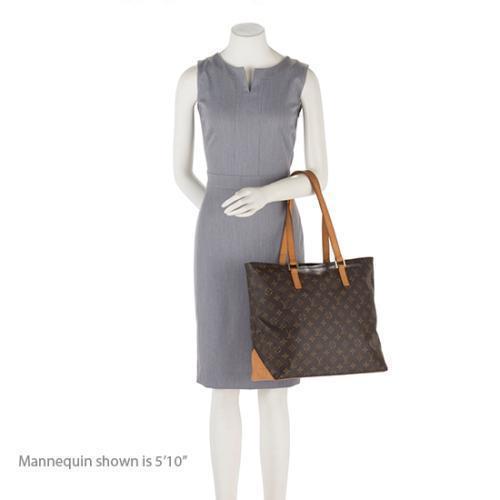 Louis Vuitton Monogram Canvas Cabas Mezzo Tote (SHF-18190)