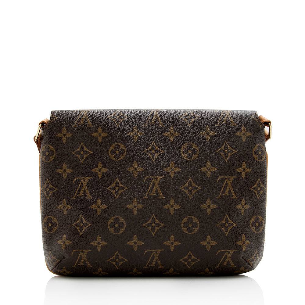 Louis Vuitton Vintage Monogram Canvas Musette Tango Short Strap (SHF-17822)