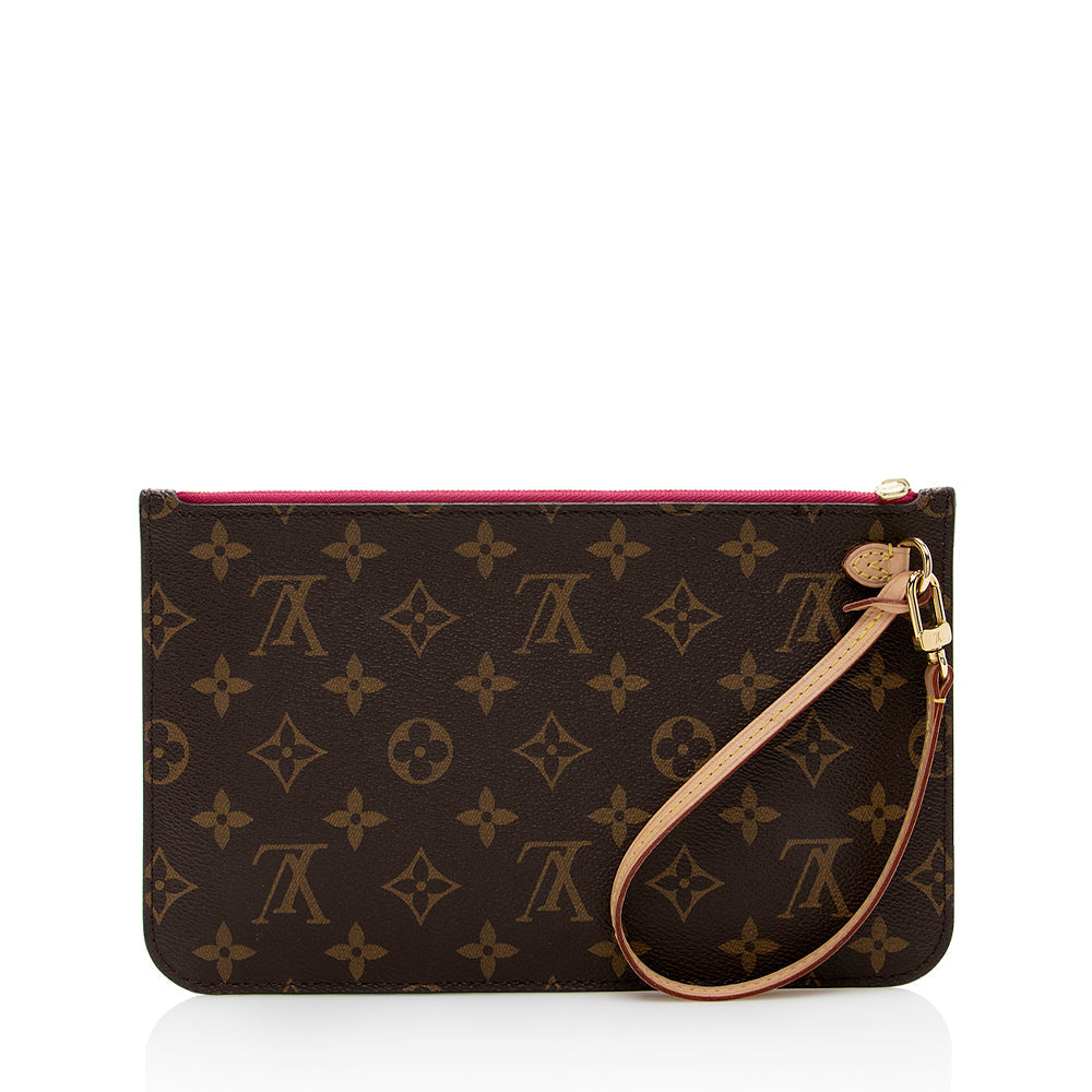 Louis Vuitton Monogram Canvas Neverfull MM Pochette (SHF-18092)
