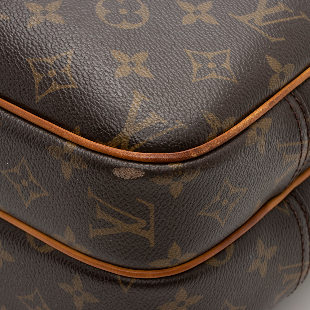 Louis Vuitton Monogram Canvas Reporter PM Messenger Bag (SHF-16434)