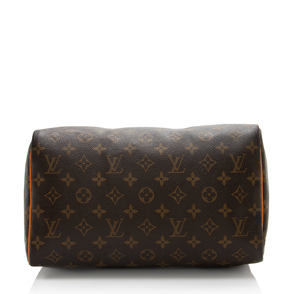 Louis Vuitton Monogram Canvas Speedy 30 Satchel (SHF-17133)
