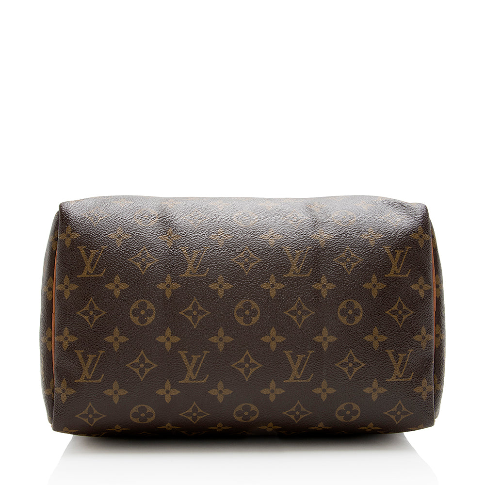 Louis Vuitton Monogram Canvas Speedy 30 Satchel (SHF-17824)