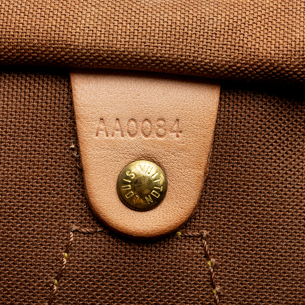 Louis Vuitton Monogram Canvas Speedy 30 Satchel (SHF-17824)
