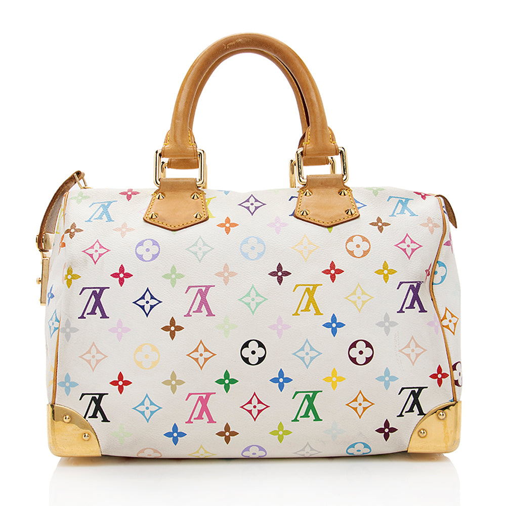 Louis Vuitton Monogram Multicolore Speedy 30 Satchel (SHF-18027)