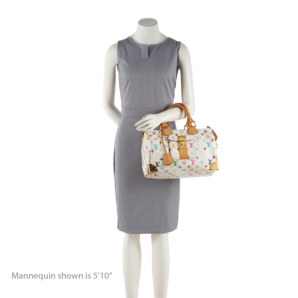 Louis Vuitton Monogram Multicolore Speedy 30 Satchel (SHF-18027)