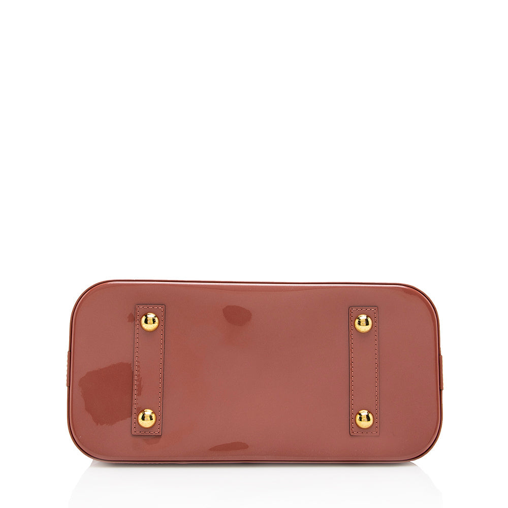 Louis Vuitton Monogram Vernis Alma PM Satchel (SHF-18202)