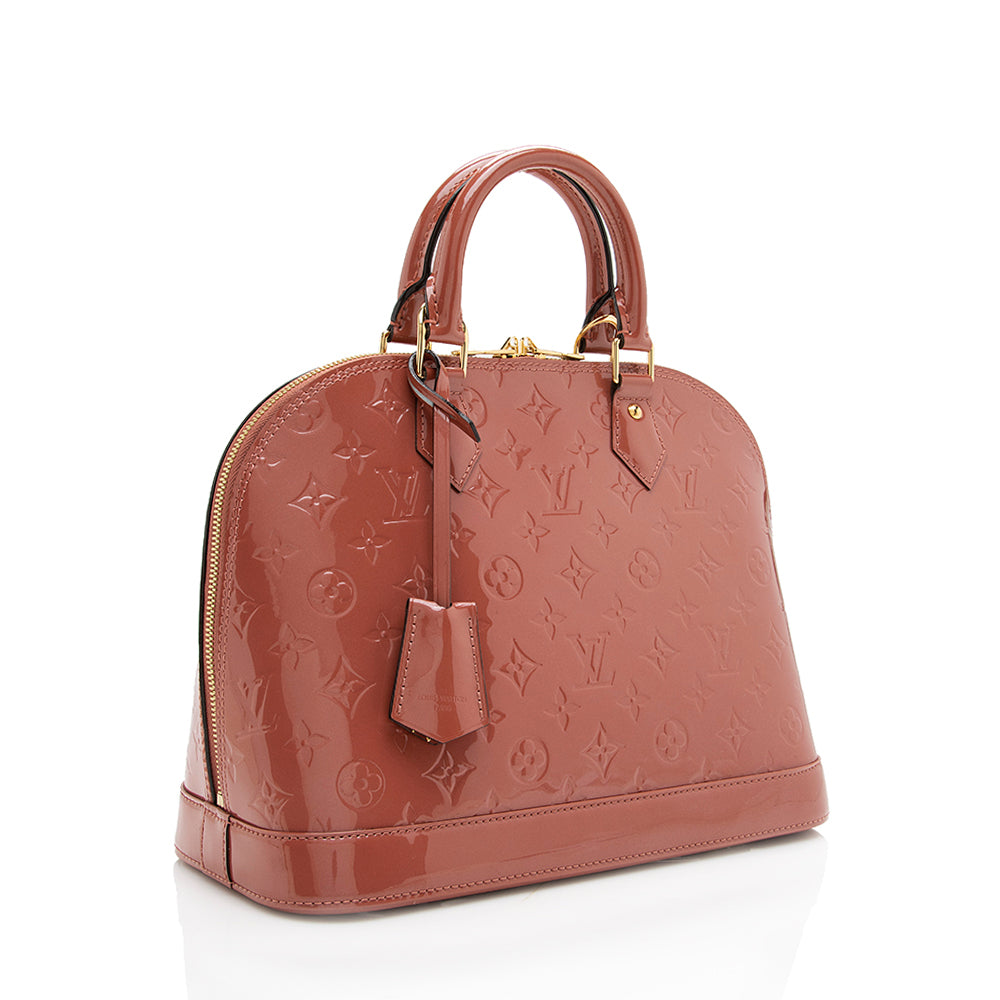 Louis Vuitton Monogram Vernis Alma PM Satchel (SHF-18202)