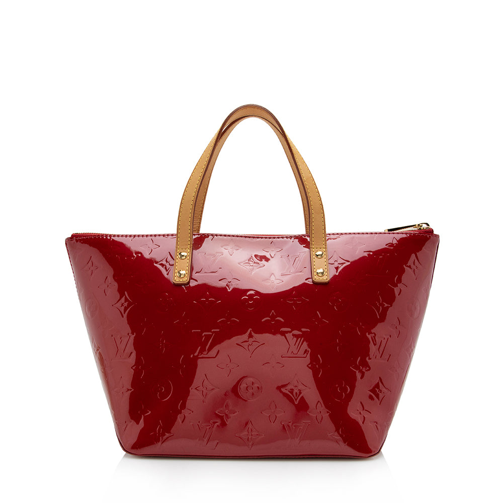 Louis Vuitton Monogram Vernis Bellevue PM Tote (SHF-16619)