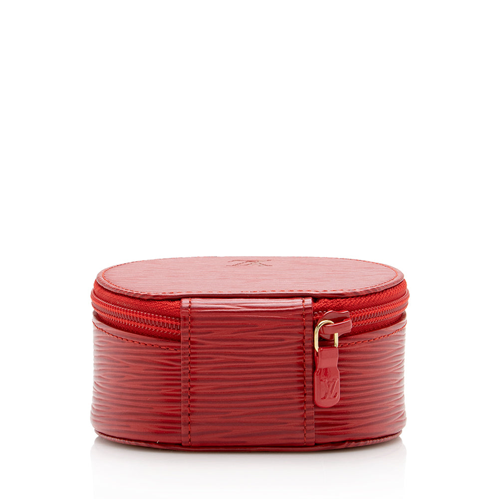 Louis Vuitton Vintage Epi Leather Bijoux PM Jewelry Case (SHF-16952)