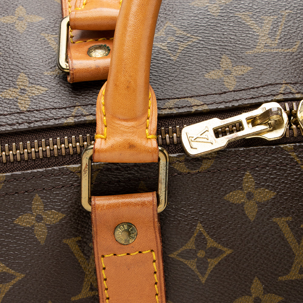 Louis Vuitton Vintage Monogram Canvas Keepall 55 Duffel Bag (SHF-16747)