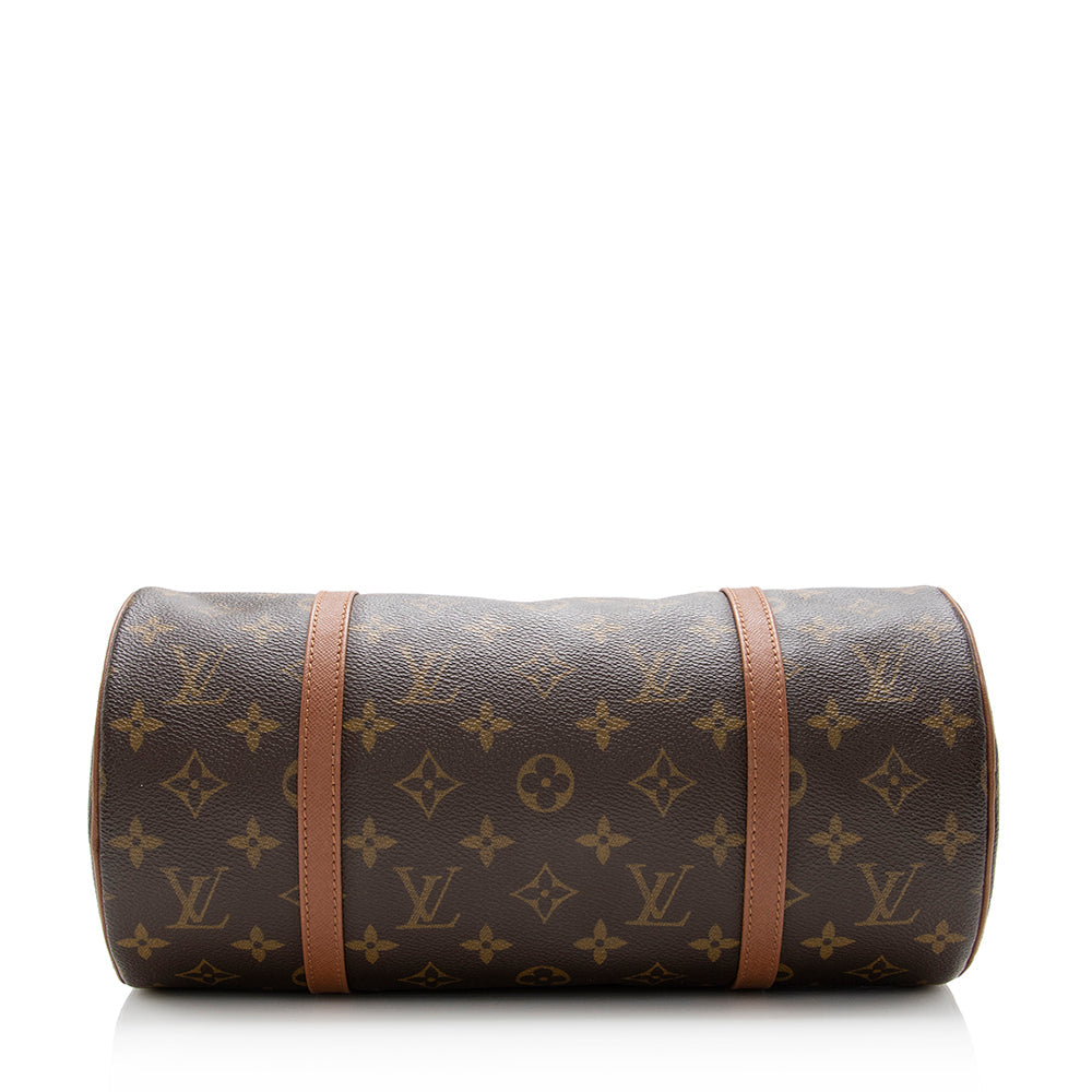Louis Vuitton Vintage Monogram Canvas Papillon 30 Satchel (SHF-13723)
