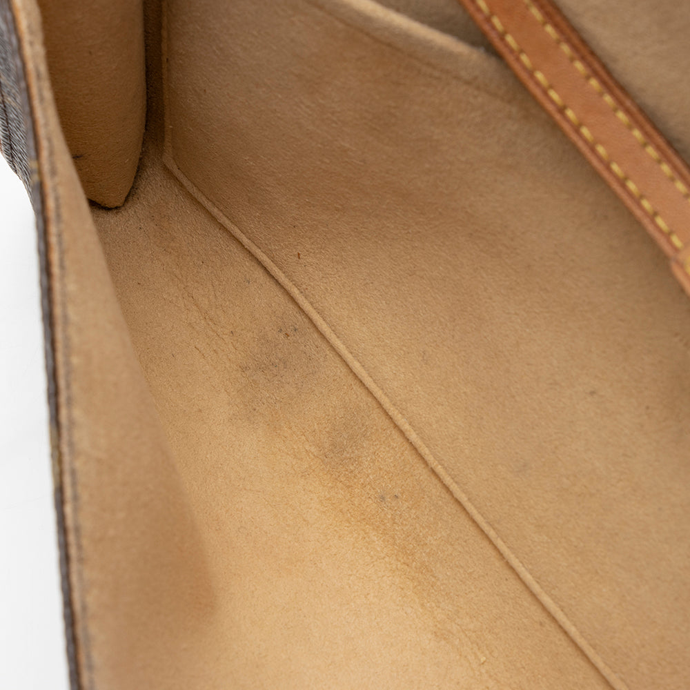 Louis Vuitton Vintage Monogram Canvas Pochette Twin GM Shoulder Bag (SHF-18031)