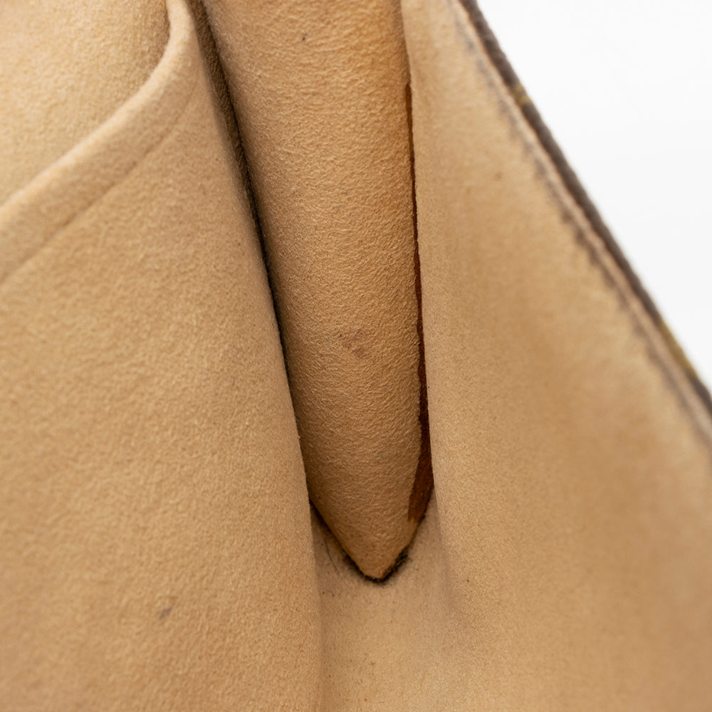 Louis Vuitton Vintage Monogram Canvas Pochette Twin GM Shoulder Bag (SHF-18031)