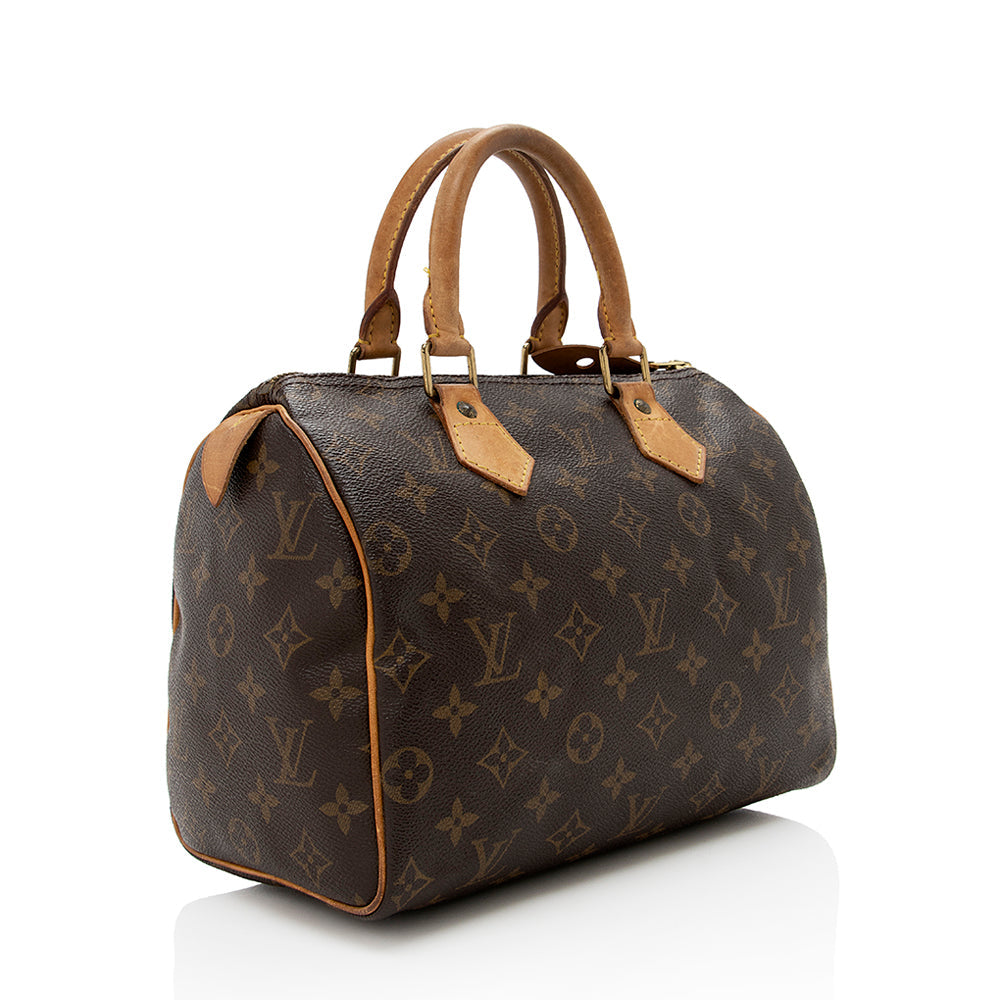 Louis Vuitton Vintage Monogram Canvas Speedy 25 Satchel (SHF-16510)