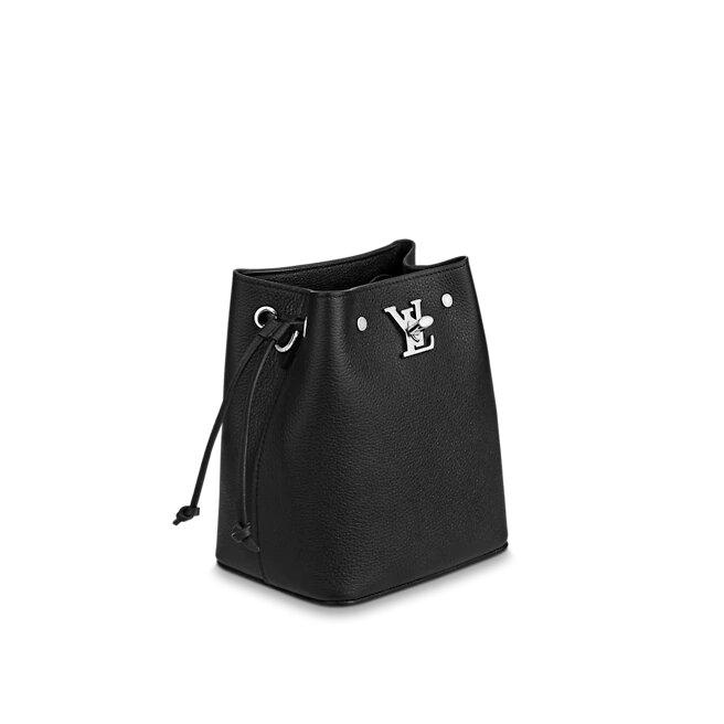Louis Vuitton NANO LOCKME BUCKET BLACK