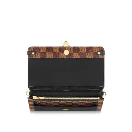 Louis Vuitton VAVIN CHAIN WALLET Black
