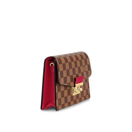 Louis Vuitton CROISETTE CHAIN WALLET Scarlet Red