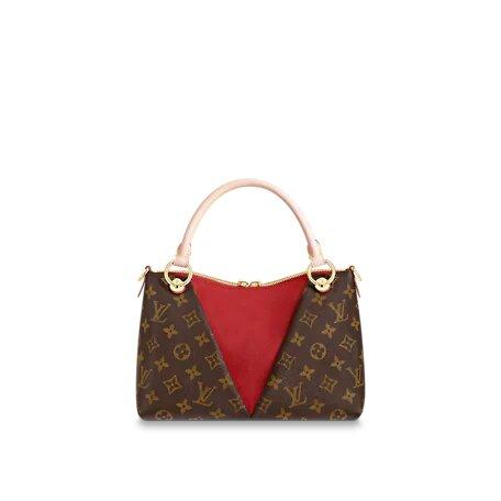 Louis Vuitton V TOTE BB Cerise Red