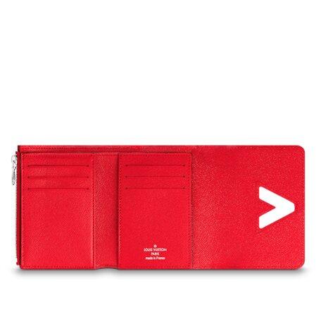 Louis Vuitton TWIST COMPACT WALLET Coquelicot Red