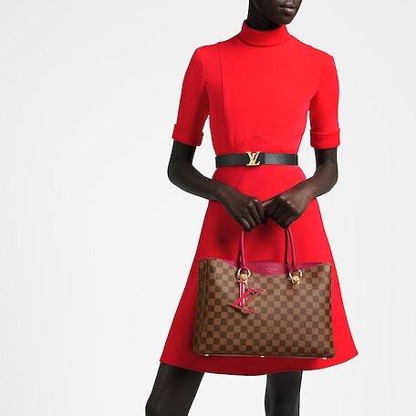Louis Vuitton RIVERSIDE Lie de Vin Red